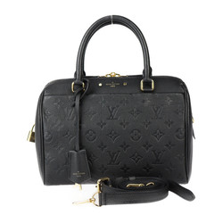 LOUIS VUITTON Louis Vuitton Speedy Bandouliere 25 Handbag M42401 Monogram Empreinte Black Shoulder Bag Boston