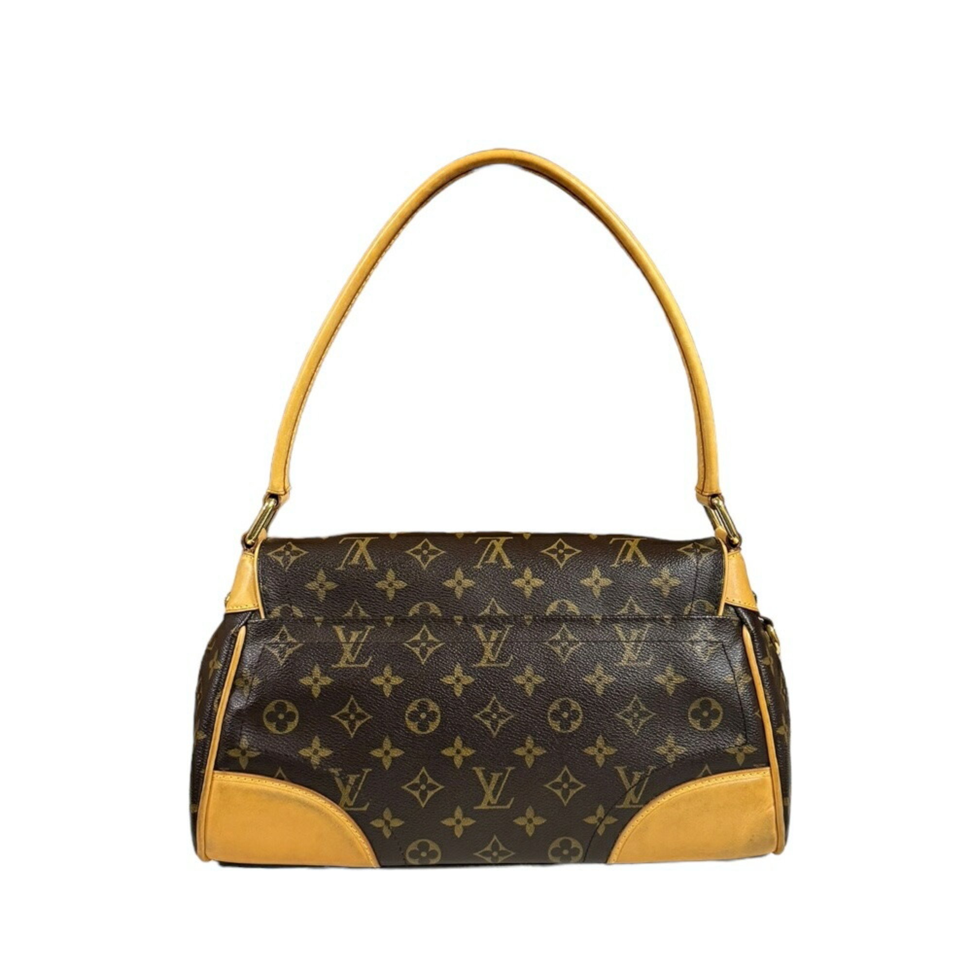 Louis Vuitton Beverly MM Monogram Shoulder Bag Canvas M40121 Brown Women's LOUIS VUITTON