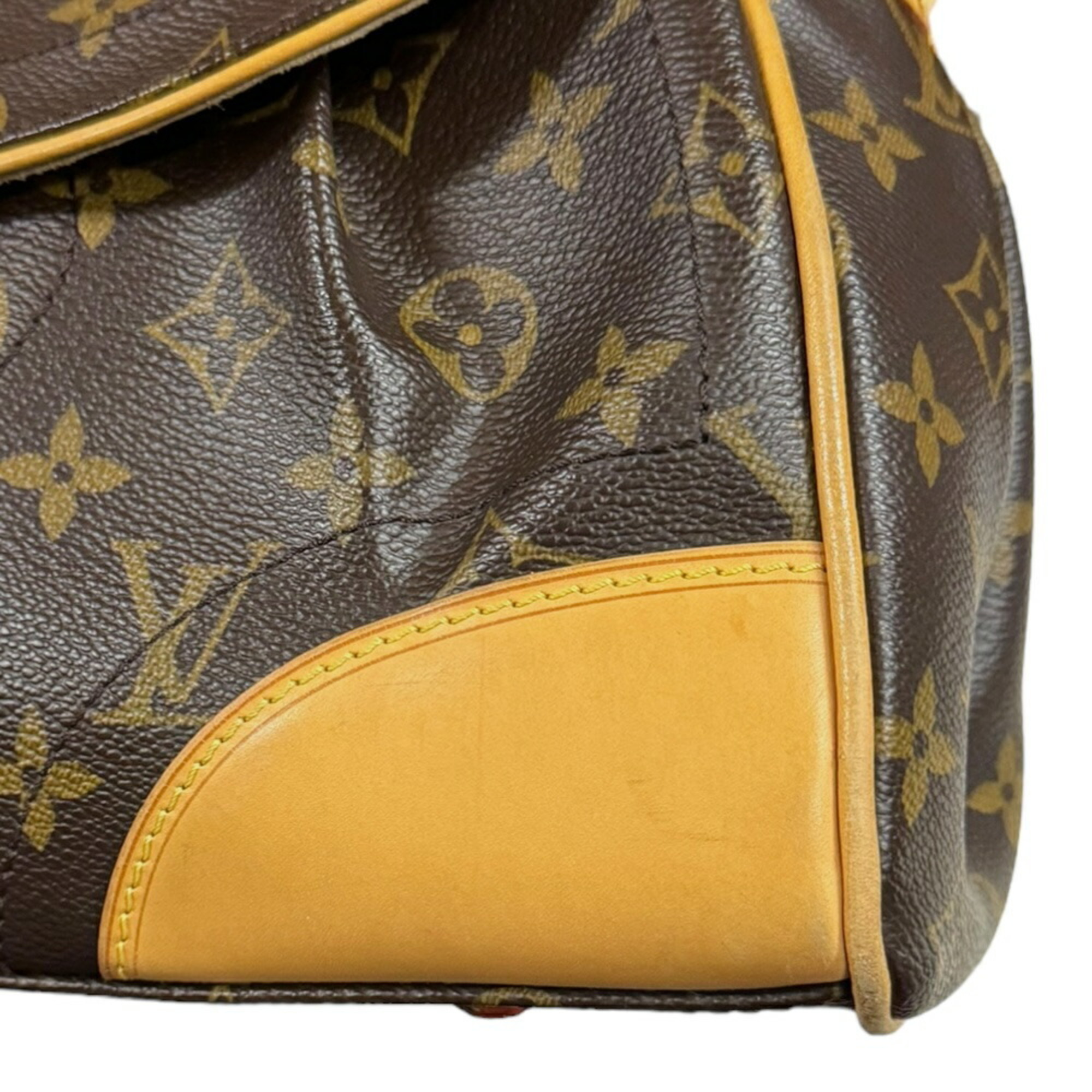 Louis Vuitton Beverly MM Monogram Shoulder Bag Canvas M40121 Brown Women's LOUIS VUITTON