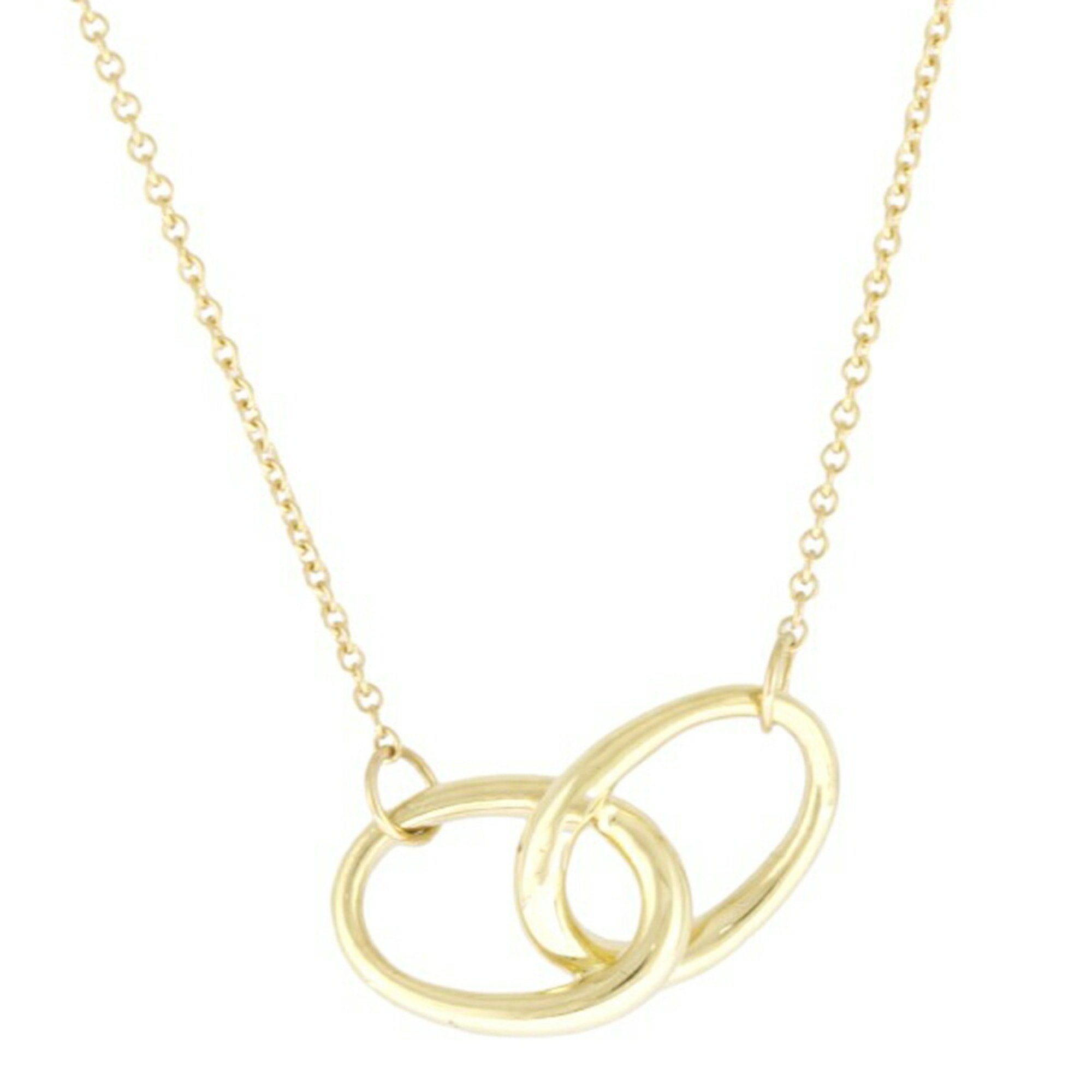 Tiffany Double Loop Necklace 18K Gold Women's TIFFANY&Co. BRJ09000000056749