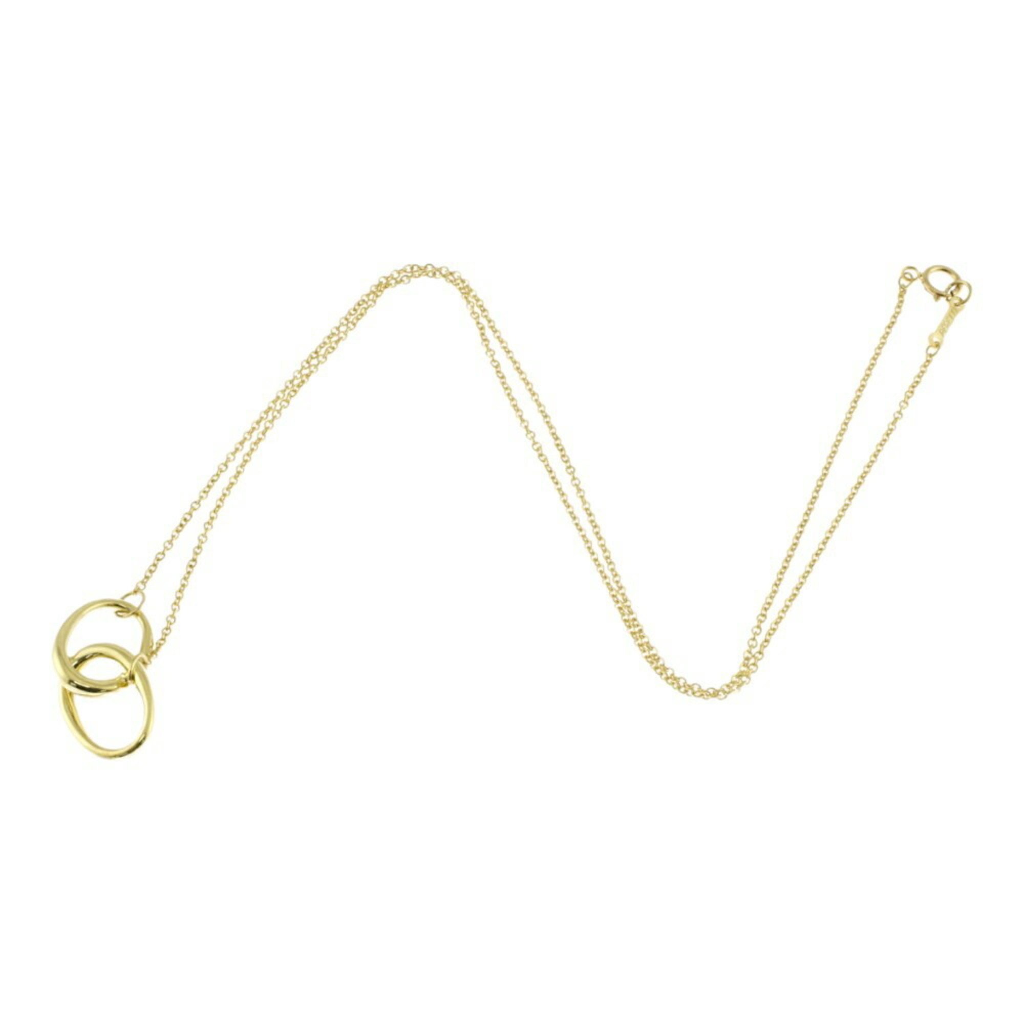 Tiffany Double Loop Necklace 18K Gold Women's TIFFANY&Co. BRJ09000000056749