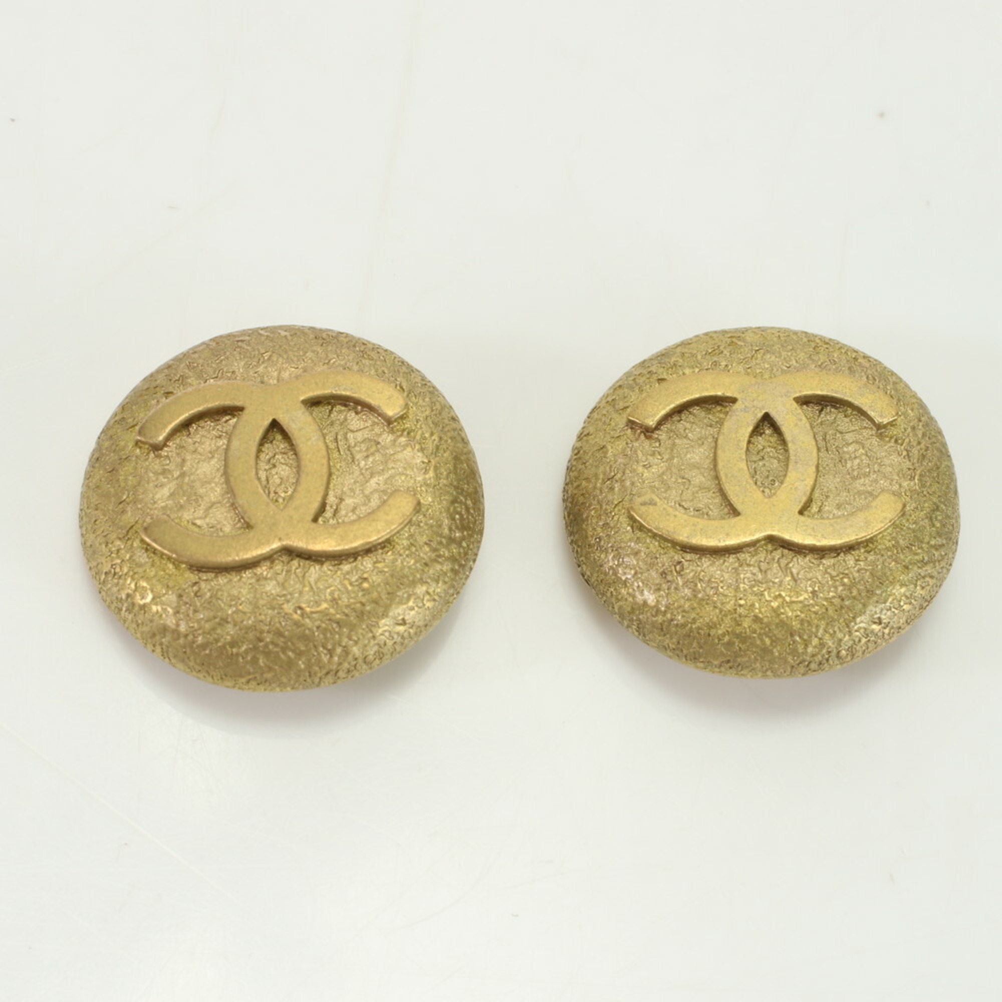 Chanel 94A Coco Mark Earrings Gold for Women ERM 0731-R25