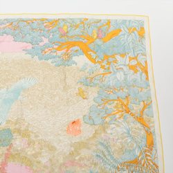 Hermes Carre Geant 140 Retour a la Nature Natural Return Cashmere Silk Scarf Women's MMM AM14-2