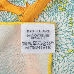 Hermes Carre Geant 140 Retour a la Nature Natural Return Cashmere Silk Scarf Women's MMM AM14-2