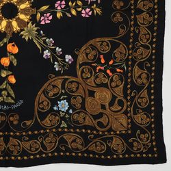 Hermes Carre Geant 140 ARABESQUES Arabesque Cashmere Silk Scarf Women's MMM AM14-3