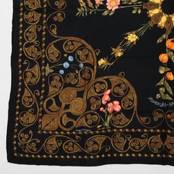 Hermes Carre Geant 140 ARABESQUES Arabesque Cashmere Silk Scarf Women's MMM AM14-3