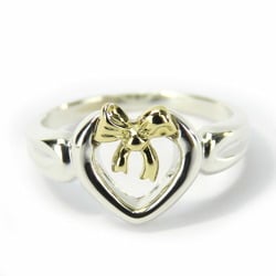 Tiffany & Co. Ring Heart Ribbon Silver 925 K18YG Approx. g #11.5 Combination Women's TIFFANY