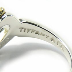 Tiffany & Co. Ring Heart Ribbon Silver 925 K18YG Approx. g #11.5 Combination Women's TIFFANY