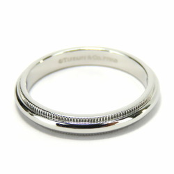 Tiffany Ring, Milgrain, Pt950, approx. 5.2g, Platinum, #13.5, Men's, TIFFANY&Co.