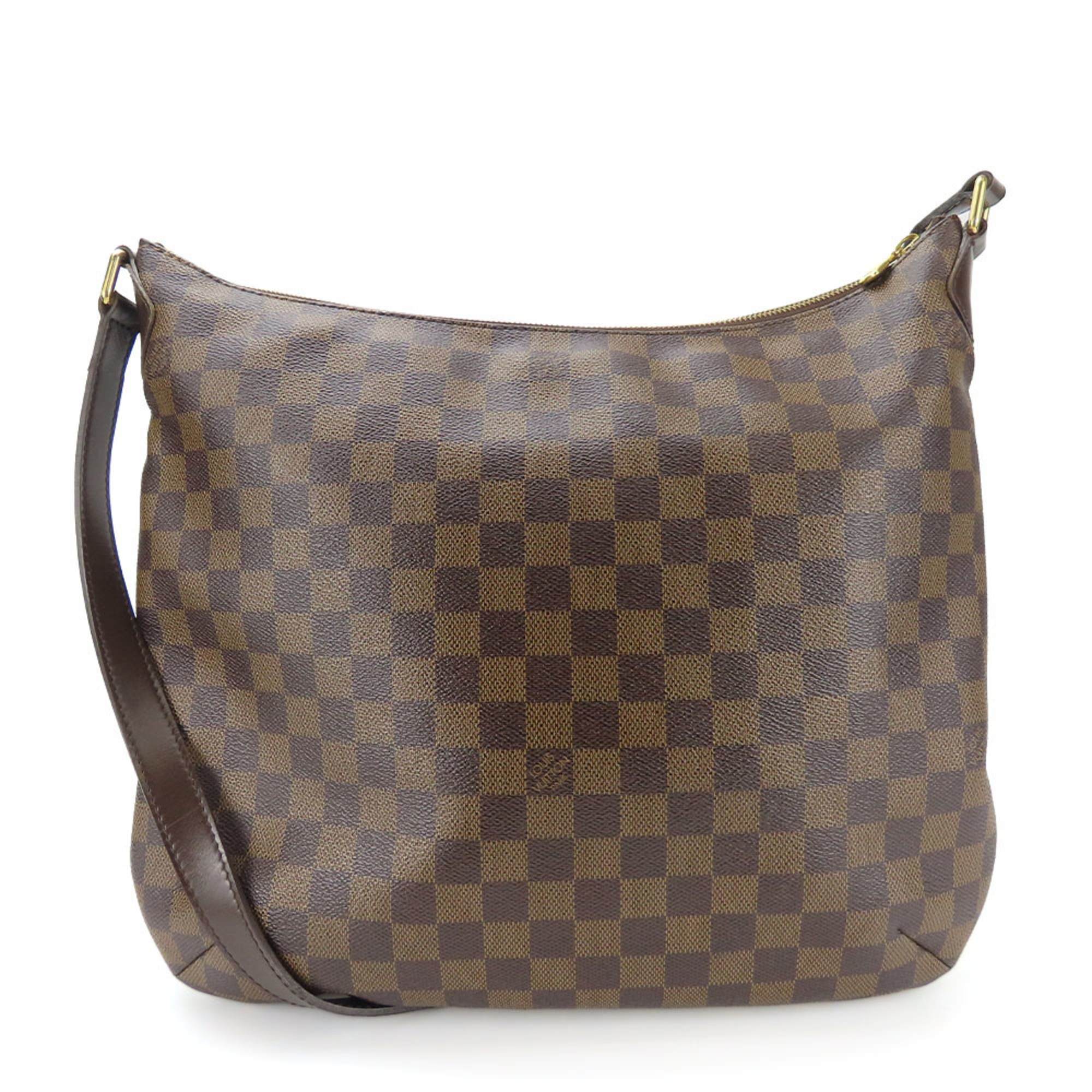 Louis Vuitton Shoulder Bag Bloomsbury GM N42250 Damier Ebene Brown Women's LOUIS VUITTON