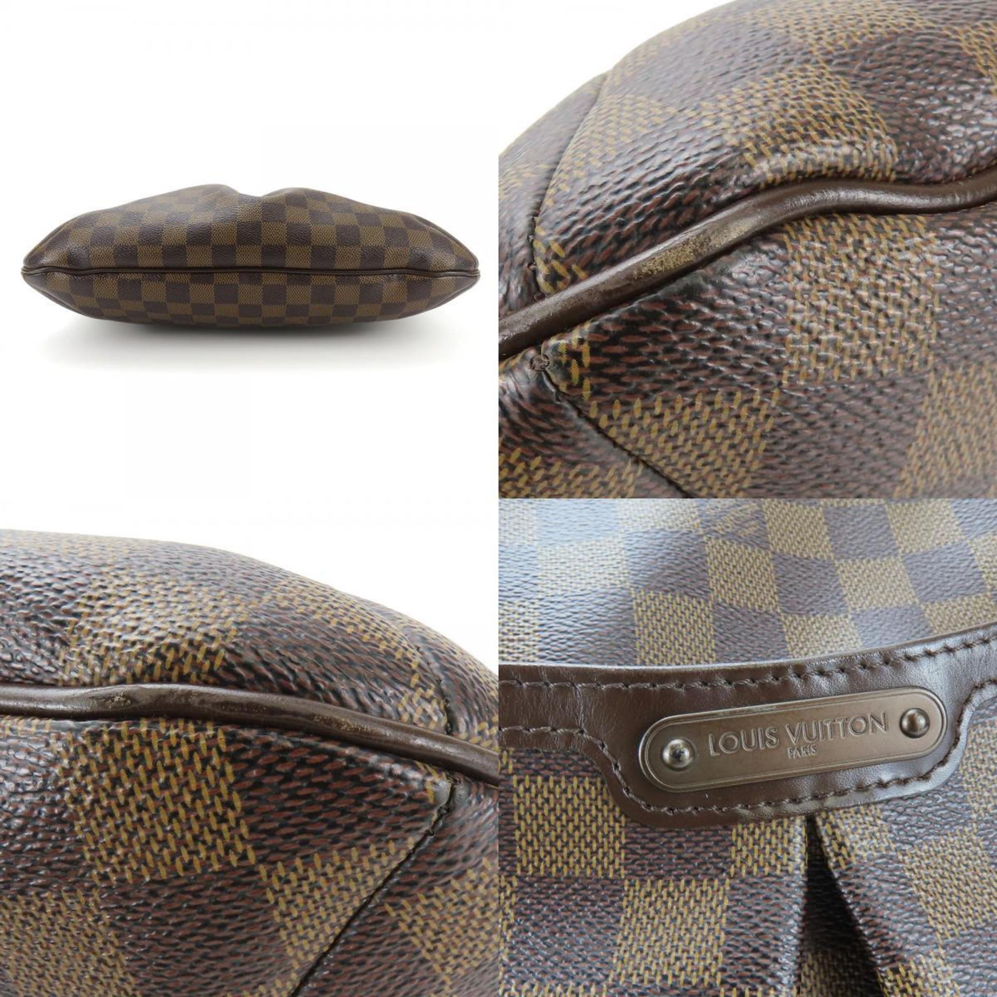 Louis Vuitton Shoulder Bag Bloomsbury GM N42250 Damier Ebene Brown Women's LOUIS VUITTON