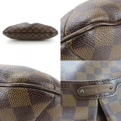 Louis Vuitton Shoulder Bag Bloomsbury GM N42250 Damier Ebene Brown Women's LOUIS VUITTON