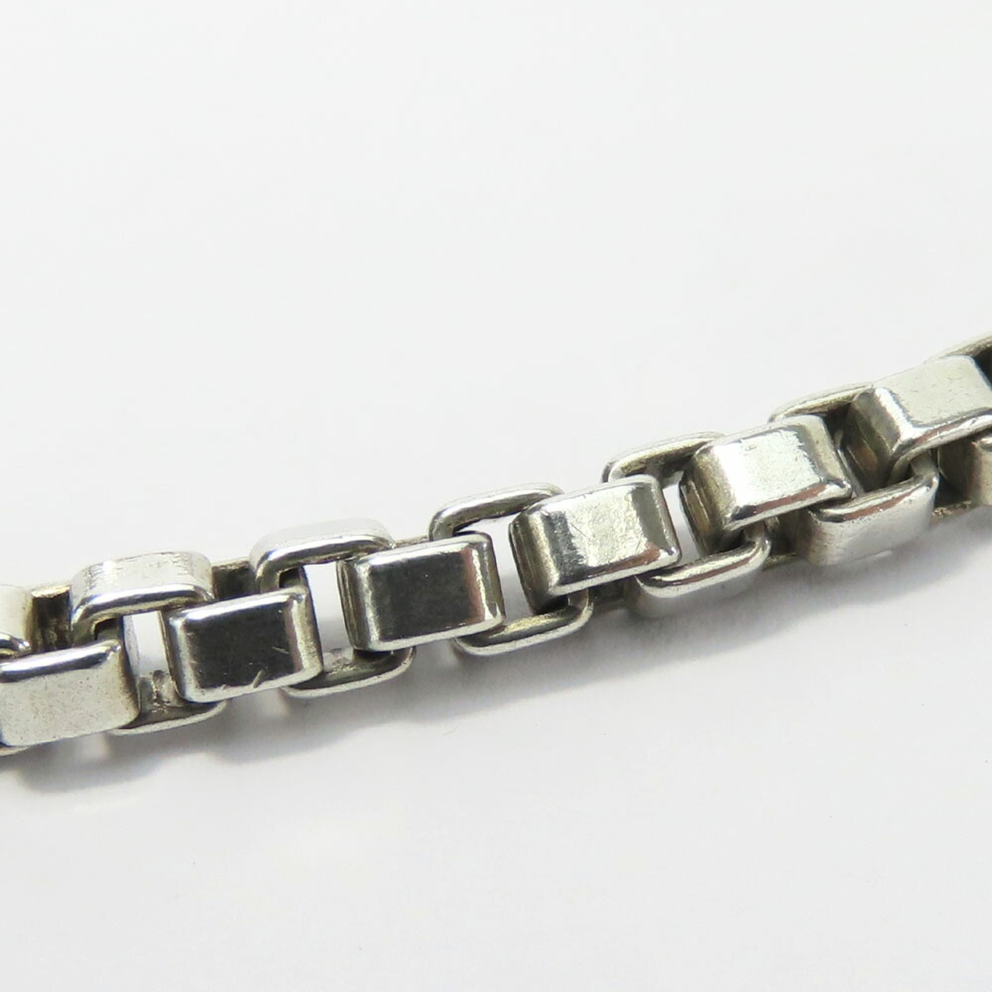 Tiffany & Co. Venetian Link Bracelet, 925 Silver, Approx. 15.9g, Silver Chain, Women's, TIFFANY