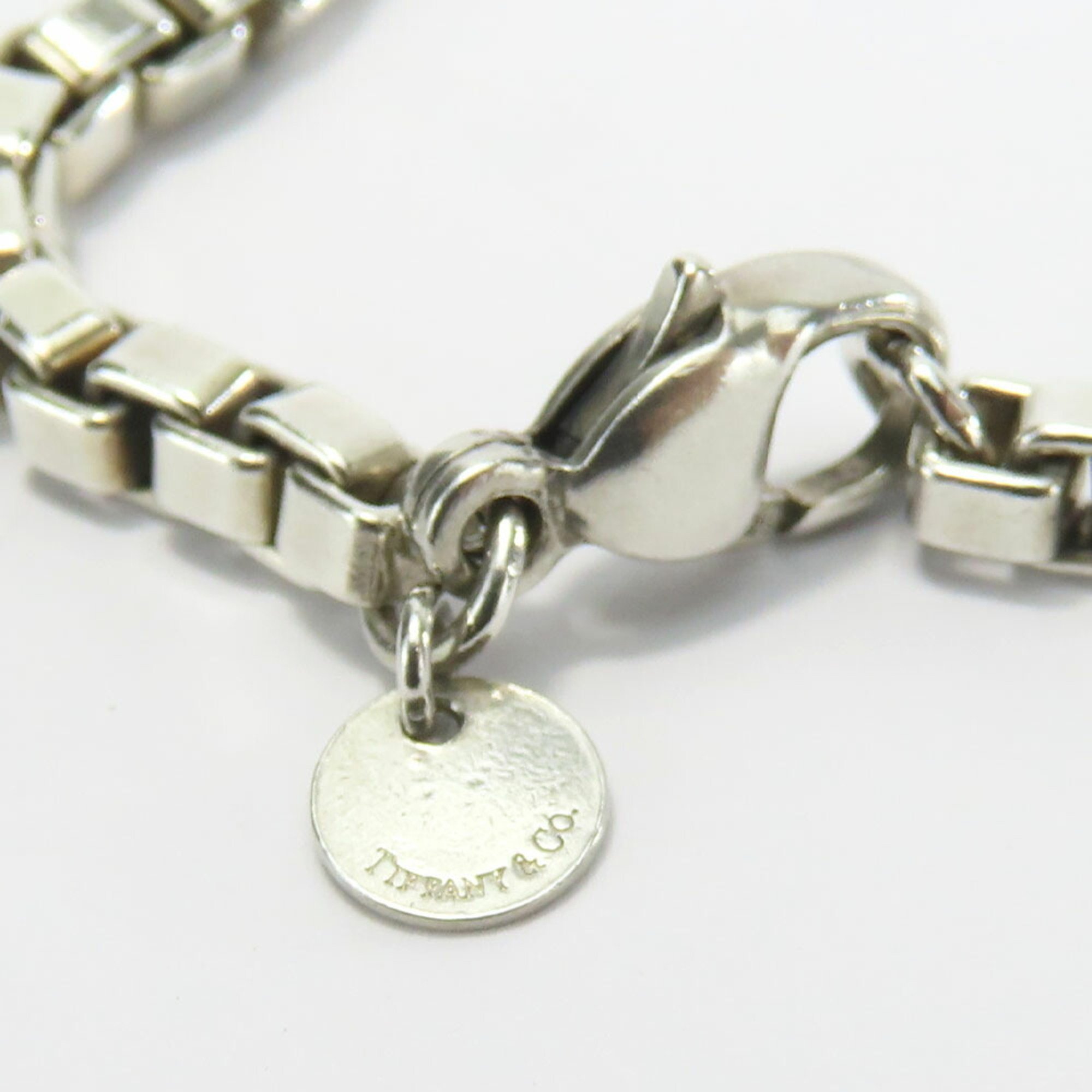 Tiffany & Co. Venetian Link Bracelet, 925 Silver, Approx. 15.9g, Silver Chain, Women's, TIFFANY