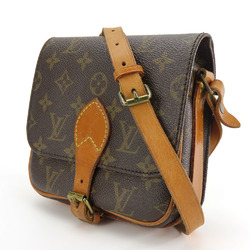 Louis Vuitton Shoulder Bag Cartesier M51254 Monogram Tanned Leather Brown Pochette Women's LOUIS VUITTON