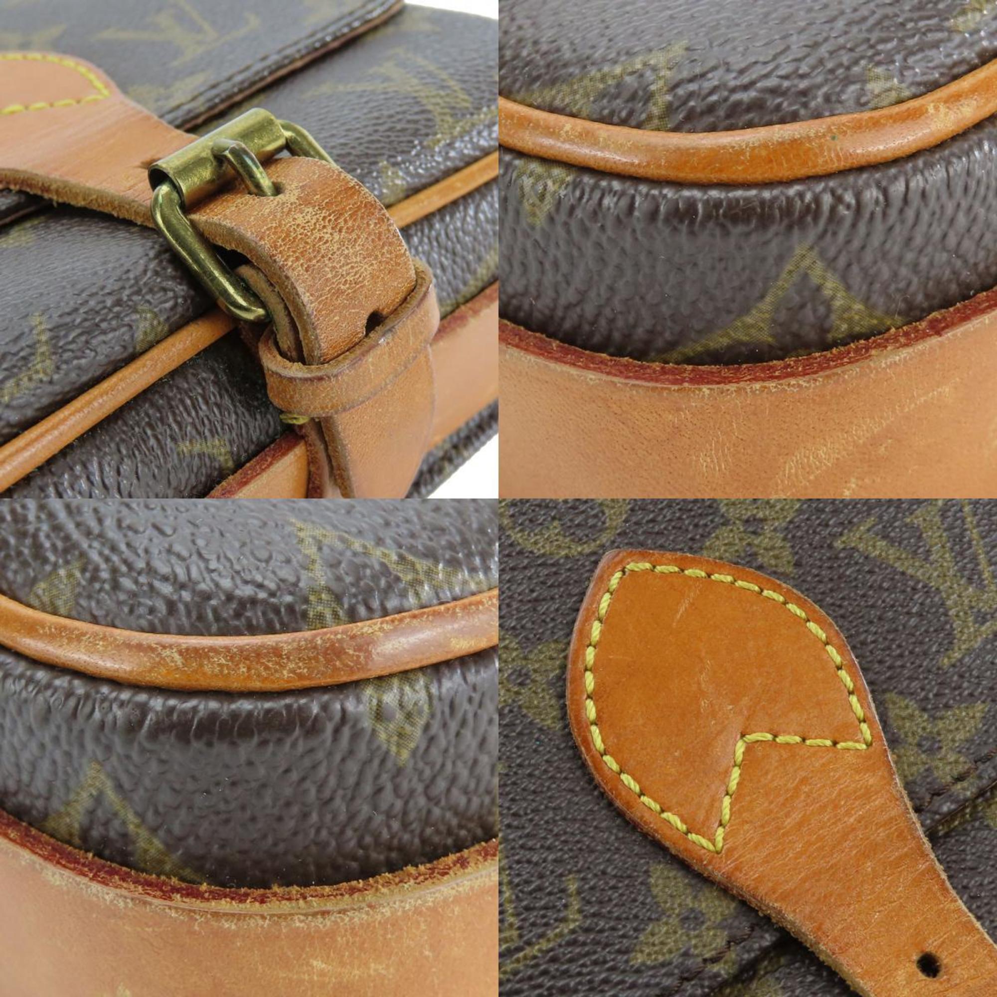 Louis Vuitton Shoulder Bag Cartesier M51254 Monogram Tanned Leather Brown Pochette Women's LOUIS VUITTON