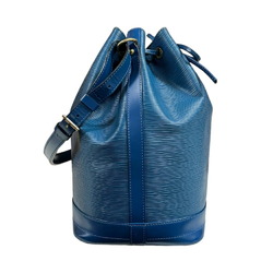 Louis Vuitton Noe Epi Shoulder Bag Leather M44005 Blue Women's LOUIS VUITTON