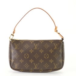 Louis Vuitton Monogram Pochette Accessoires M51980 Leather Handbag Tote Shoulder Bag Women's ERE AP3-4