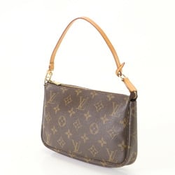 Louis Vuitton Monogram Pochette Accessoires M51980 Leather Handbag Tote Shoulder Bag Women's ERE AP3-4