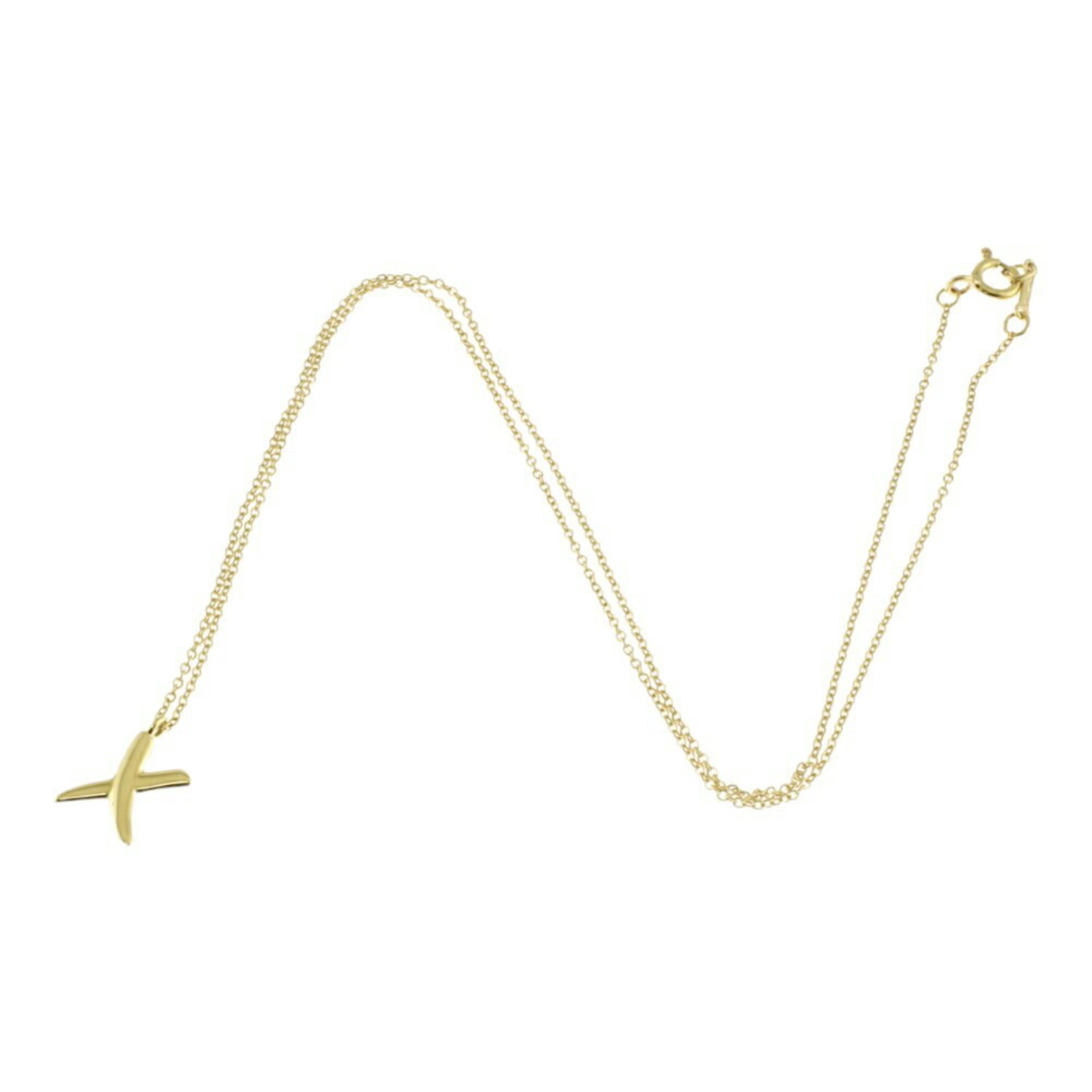 Tiffany Kiss Necklace 18K Gold Women's TIFFANY&Co. BRJ09000000055518