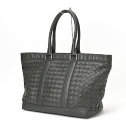 BOTTEGA VENETA Tote Bag 650431 Intrecciato Leather Khaki S-156234