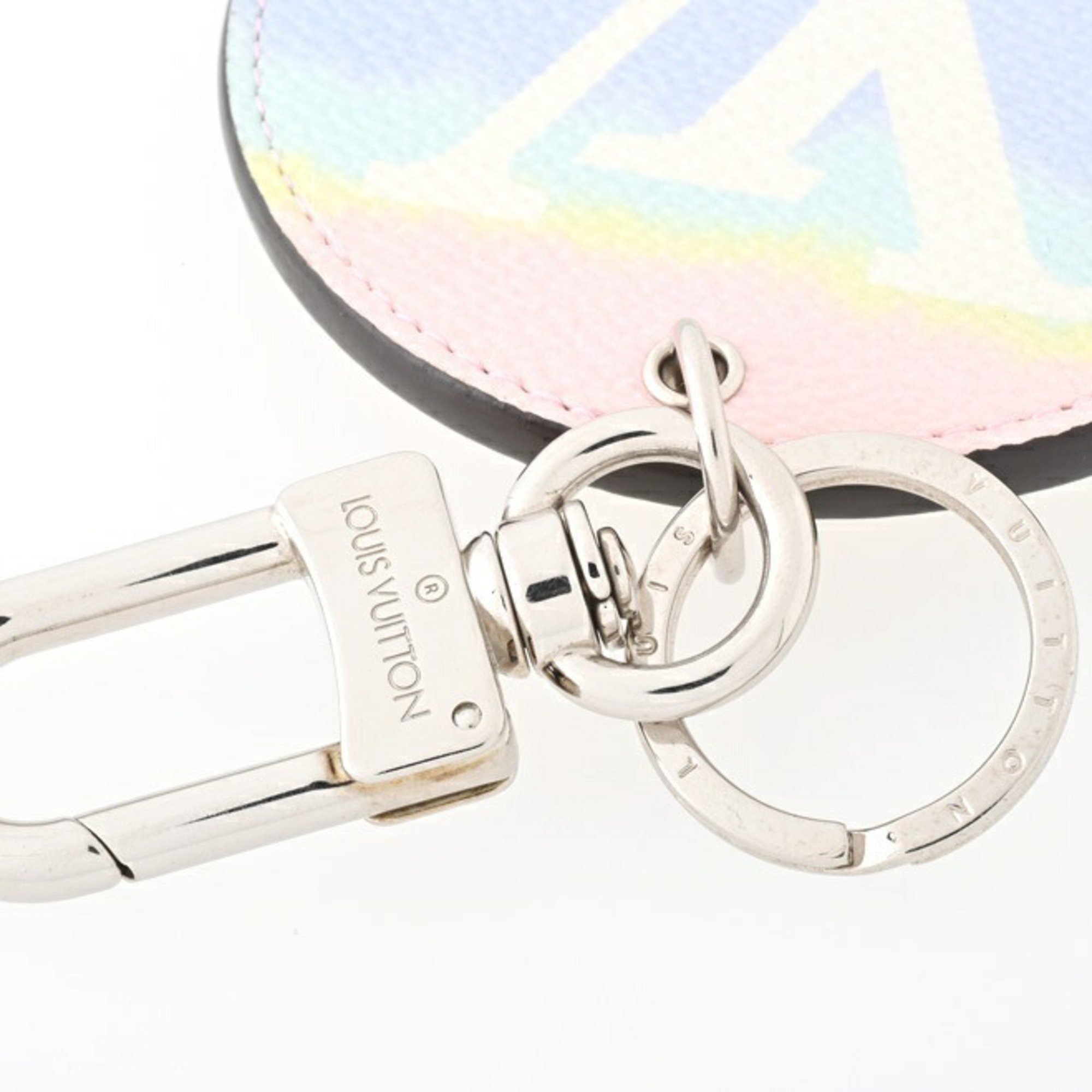 Louis Vuitton LOUIS VUITTON Porte Clais Illustre Keyring M69273 Monogram LV Escal Pastel Colors S-155988