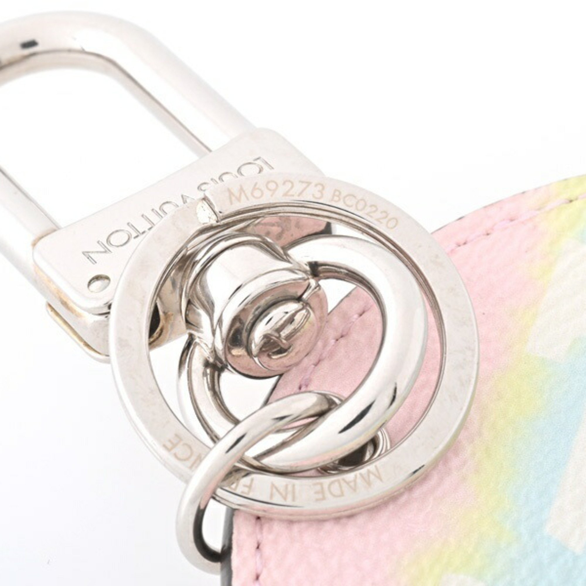 Louis Vuitton LOUIS VUITTON Porte Clais Illustre Keyring M69273 Monogram LV Escal Pastel Colors S-155988