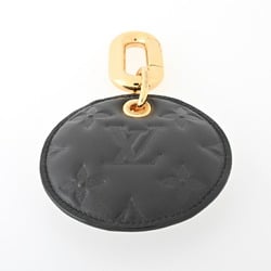 Louis Vuitton Bijoux Sac Coussin Illustre Monogram Keychain Charm M00821 Leather Black/Gold S-156034