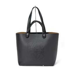 LOEWE Anagram Tote Bag A657T23X02 Leather Black E-156237