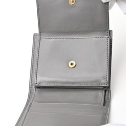 CELINE Small Strap Wallet Essential 10H263BRU.10GV Gray/Pink S-156157