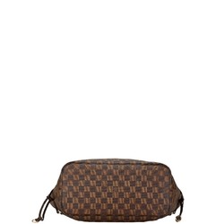 Louis Vuitton Damier Neverfull MM Tote Bag Shoulder N41358 Ebene Brown PVC Leather Women's LOUIS VUITTON