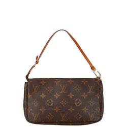 Louis Vuitton Monogram Pochette Accessory Handbag Pouch M40712 Brown PVC Leather Women's LOUIS VUITTON