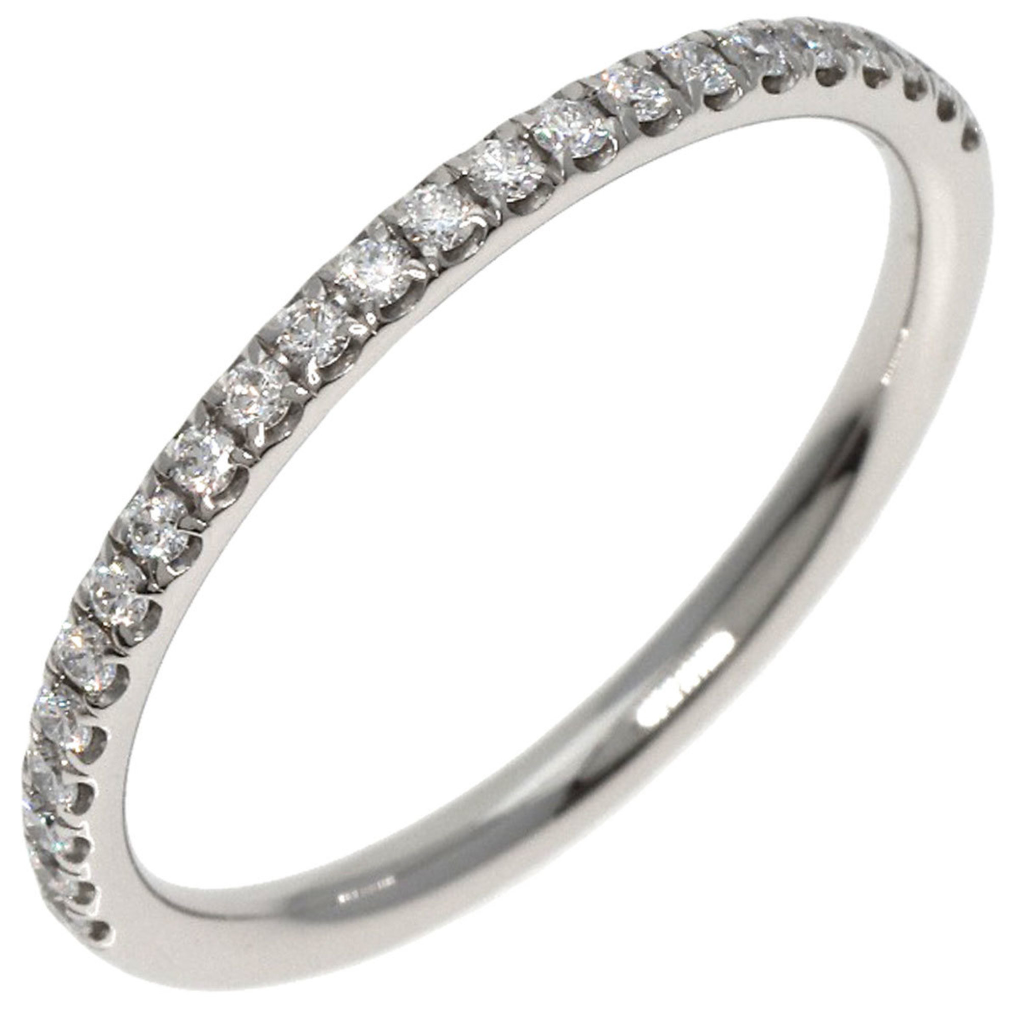 Harry Winston Half Eternity Diamond Ring, Platinum PT950, Women's, HARRY WINSTON