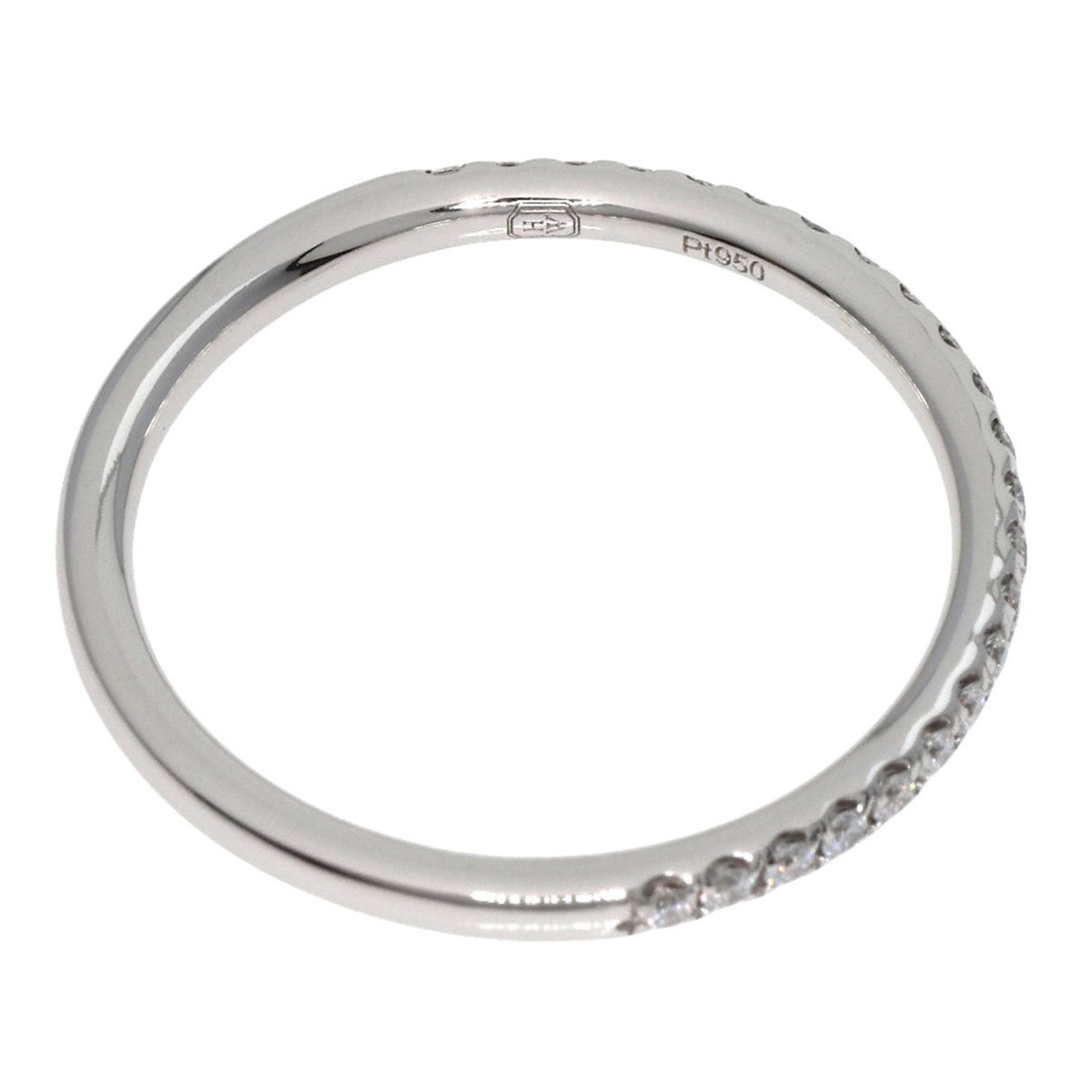 Harry Winston Half Eternity Diamond Ring, Platinum PT950, Women's, HARRY WINSTON