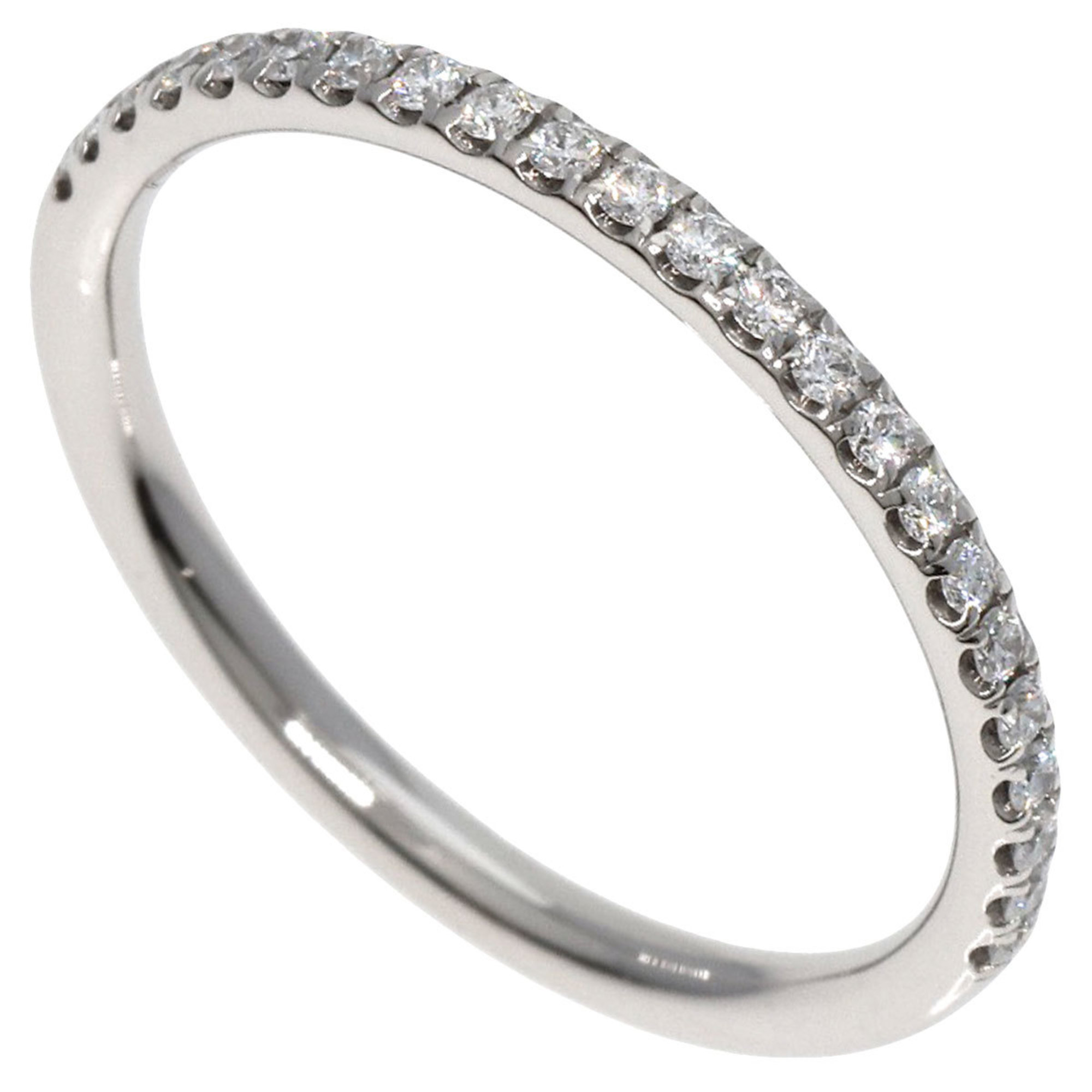 Harry Winston Half Eternity Diamond Ring, Platinum PT950, Women's, HARRY WINSTON