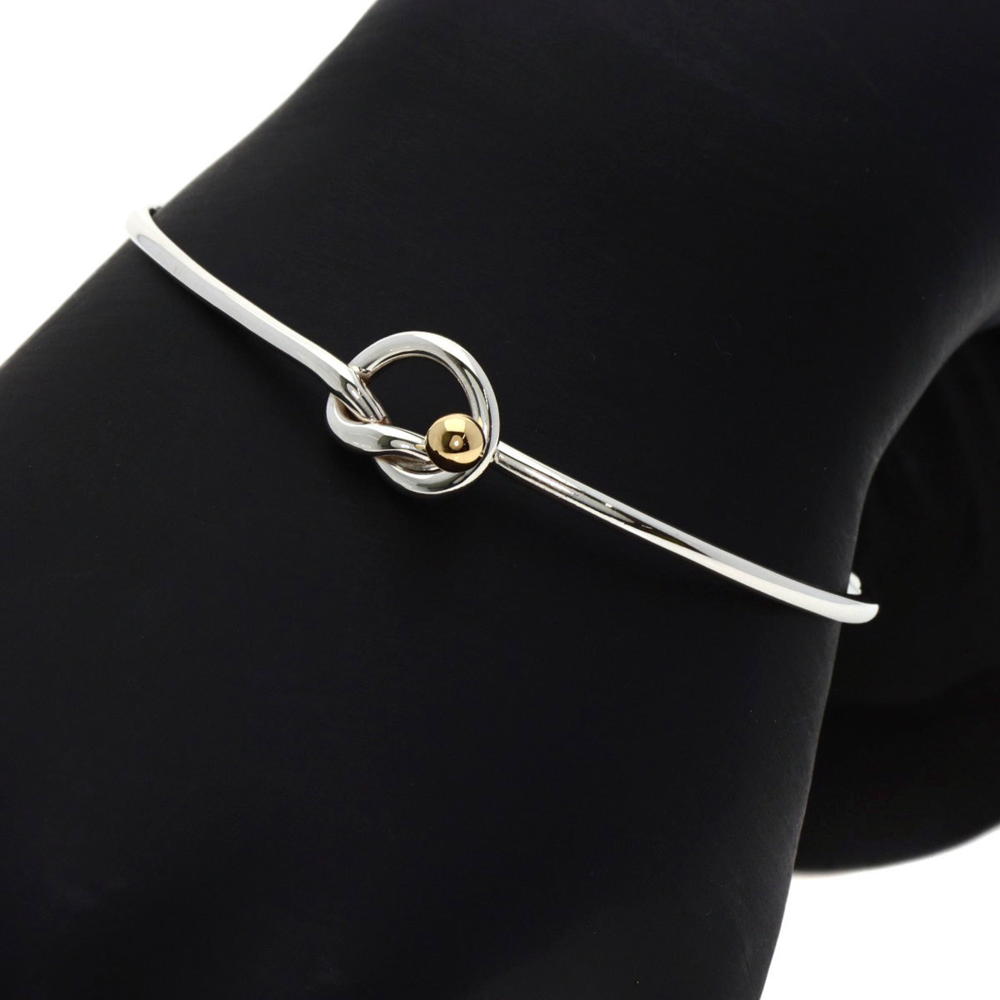 Tiffany Love Knot Bracelet Silver K18YG Women's TIFFANY&Co.