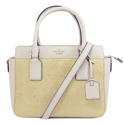 Kate Spade handbag leather raffia ladies kate spade