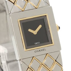 Chanel H0475 Matelasse Watch Stainless Steel SS Ladies CHANEL