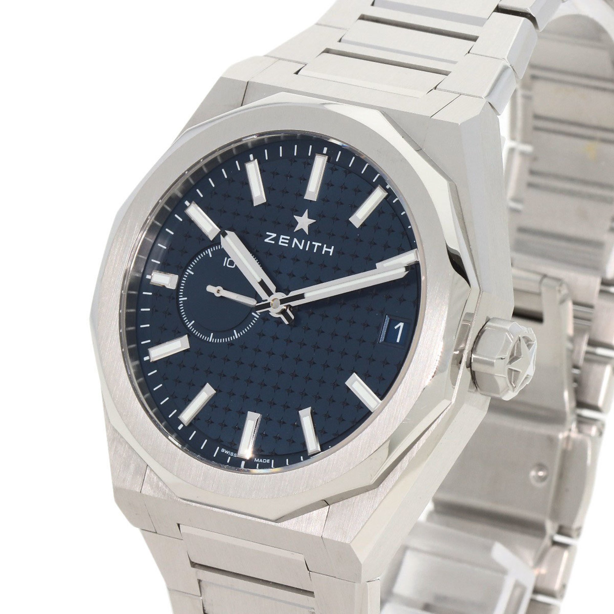 Zenith 03.9300.3620 51.I001 Defy Skyline Date Watch Stainless Steel SS Men's ZENITH