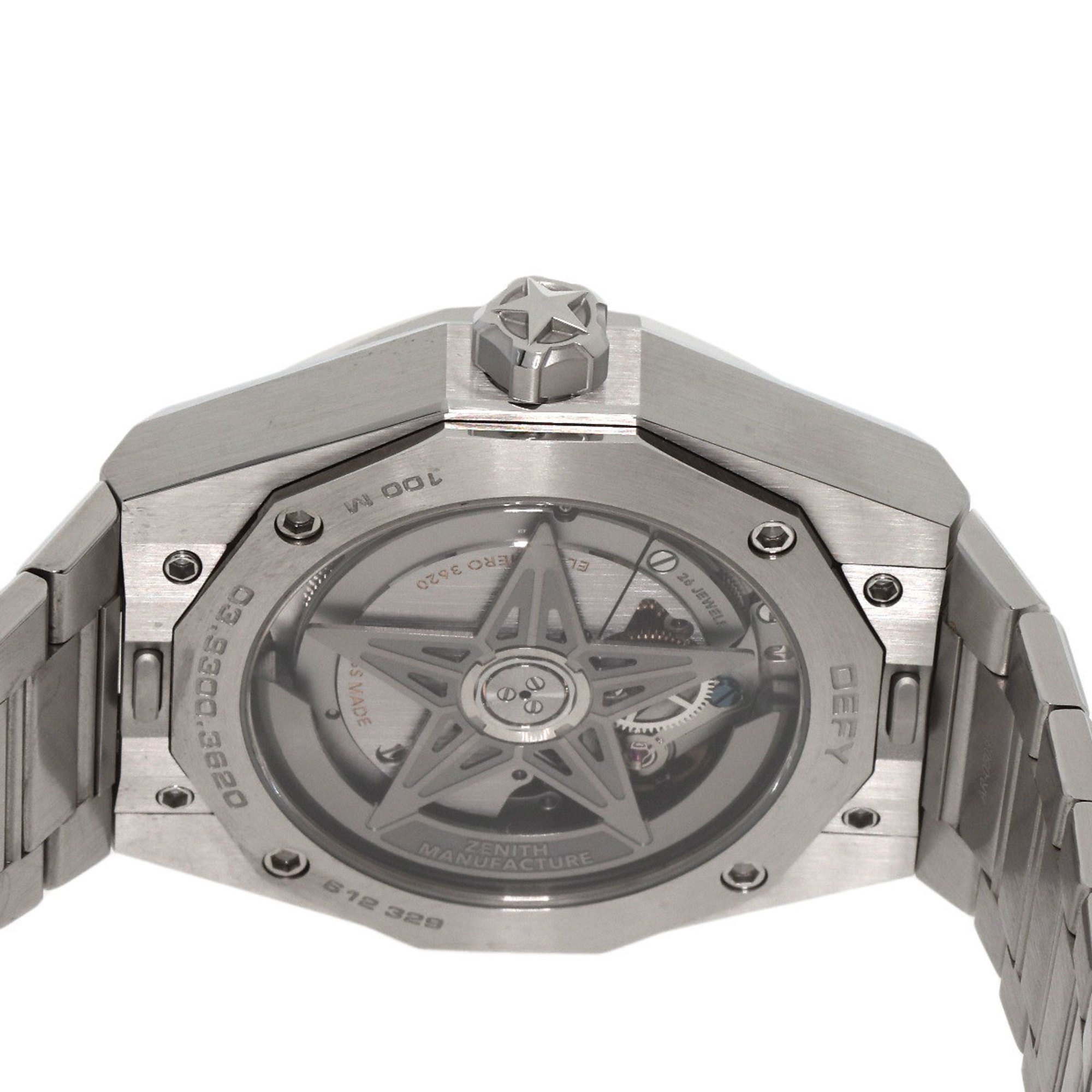 Zenith 03.9300.3620 51.I001 Defy Skyline Date Watch Stainless Steel SS Men's ZENITH