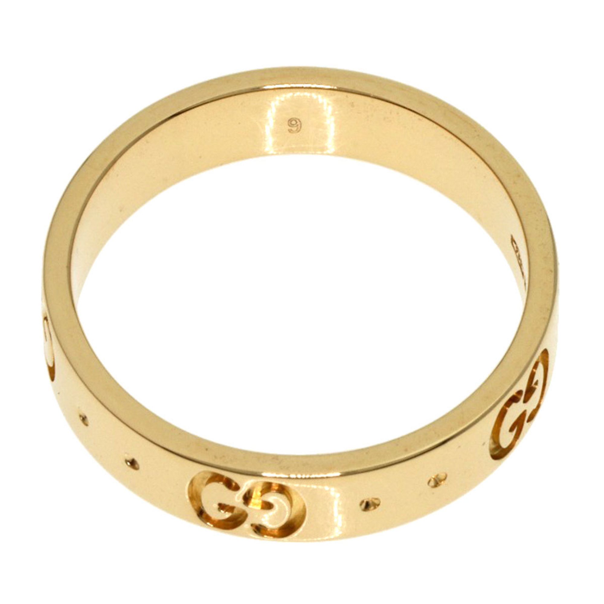 Gucci Icon #9 Ring, 18K Yellow Gold, Women's, GUCCI