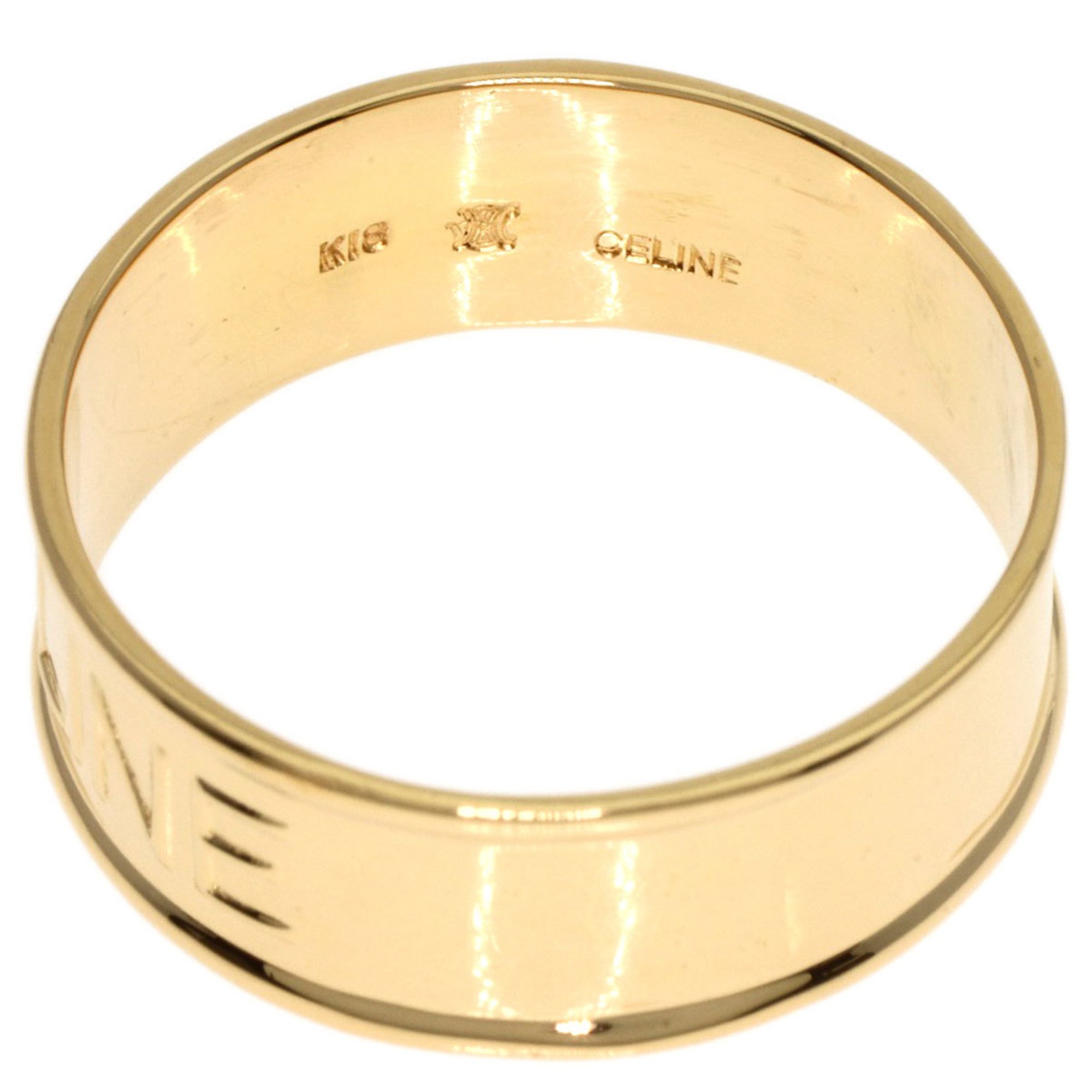 Celine motif ring, 18K yellow gold, for women, CELINE