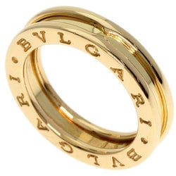 BVLGARI B-zero1 XS 1 Band #53 Ring, K18 Yellow Gold, Women's