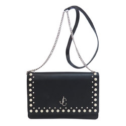 Jimmy Choo Studded Chain Wallet Long Leather Women's