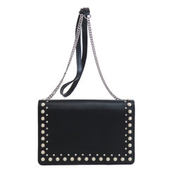 Jimmy Choo Studded Chain Wallet Long Leather Women's