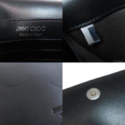 Jimmy Choo Studded Chain Wallet Long Leather Women's