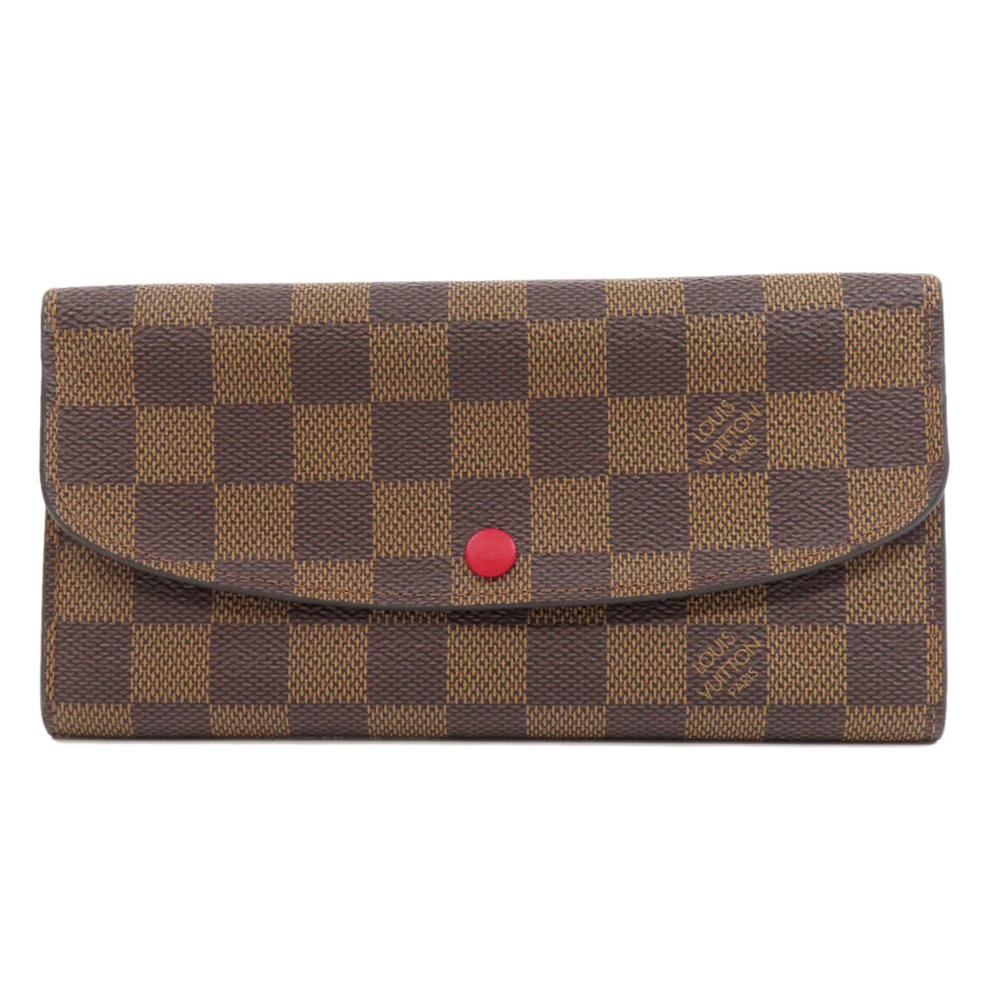 Louis Vuitton M60697 Portefeuille Emily Long Wallet Monogram Canvas Women's LOUIS VUITTON