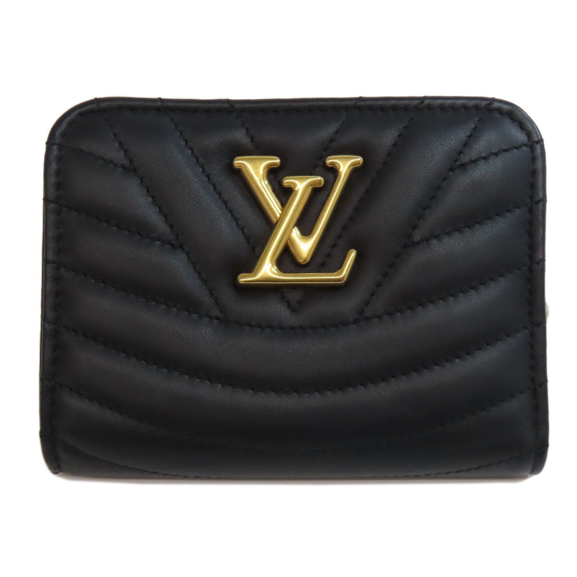 Louis Vuitton M63789 New Wave Bi-fold Wallet Calfskin Women's LOUIS VUITTON