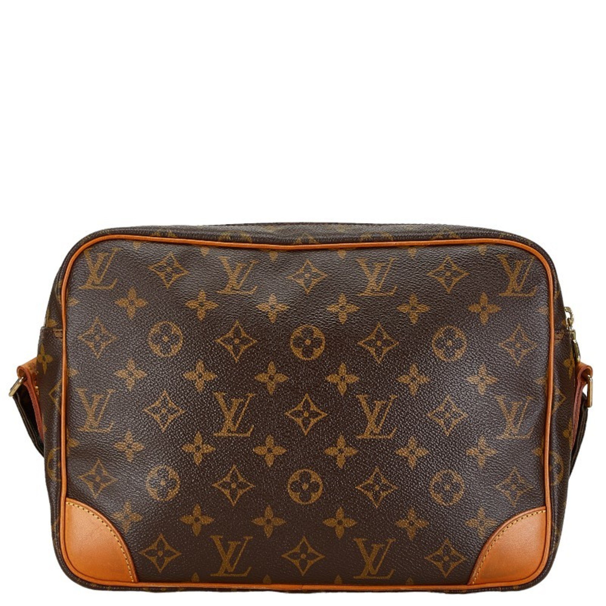 Louis Vuitton Monogram Nile Shoulder Bag M45244 Brown PVC Leather Women's LOUIS VUITTON