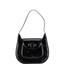 Cartier Must Line Happy Birthday Handbag Black Patent Leather Women's CARTIER